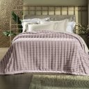 Ver imagem 2 de Cobertor King Desert Plush Flanel Fleece 400g/m² 100% Poliéste Altenburg Rosa Peach