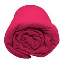 Ver imagem 2 de Lençol com Elástico Casal Portallar Malha 100% Algodão Liso Linha Casa Vermelho Fita