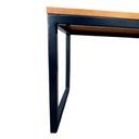 Ver imagem 7 de Banco de Madeira Linha Industrial - Madeira Maciça Tonalidade Castanheira e Ferro em Preto Eletrostá