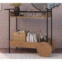 Ver imagem 1 de Aparador Bar Com Rodas Vermont Preto Fosco