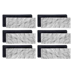 Forma 3d Gesso e Cimento Abs - Rockface 2mm - 1