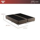Ver imagem 2 de 1 Base de Box Casal Bipartido 79x198x26 Fjr Box