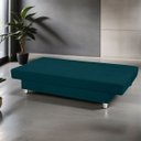 Ver imagem 4 de Sofá Cama Xangai 3 Lugares Veludo Reclinável 3 Estágios - Meu Estofado:azul Lux