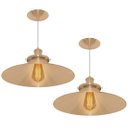Ver imagem 1 de Kit 2 Pendentes Nordic Industrial 38 Cm New Cobre