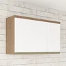 Armário Aéreo de Cozinha 120cm com 3 Portas 100% MDF Madri - 1