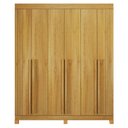 Ver imagem 2 de Guarda Roupa Corta Pau 6 Portas Cinamomo com Cômoda Quero Quero 1 Porta 4 Gavetas Cinamomo –