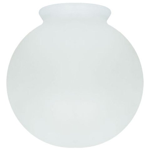 Globo de Vidro Fosco Esférico com Colar 15 X 28