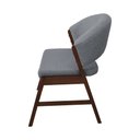 Ver imagem 4 de Kit 6 Cadeiras de Jantar Madeira Maciça Mel Premium Débora Linho Cinza