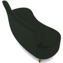 Ver imagem 6 de Sofá Chaise Living 2 Lugares 135cm para Sala Cayman K01 Veludo Verde