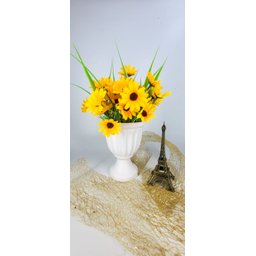 Arranjo De Girassol Vaso Decorativo Com Girassóis Festa - 2