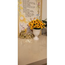 Arranjo De Girassol Vaso Decorativo Com Girassóis Festa - 5