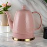 Chaleira Elétrica em Porcelana Elegance Rosa Poá 127v 1,2 Litro - 4