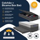 Ver imagem 5 de Cama Box Baú com Colchão Gazin de Molas Ensacadas One Face Air Up + Auxiliar de Espuma Solteiro