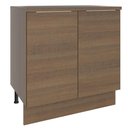 Ver imagem 1 de Balcão Madesa Stella 80 cm 2 Portas Rustic