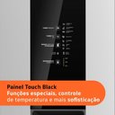 Ver mais imagens de Geladeira Brastemp Duplex BRM55BB Frost Free com Painel Eletrônico e Turbo Control 462 L