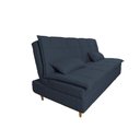 Ver imagem 1 de Sofá Cama 3 Lugares 197cm Soho Suede Azul Herrero Decor