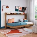 Ver imagem 1 de Cama de Solteiro Articulável Horizontal com Nichos Mel