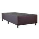 Ver imagem 2 de Cama Base Solteiro Corino(0.88x1.88):branco