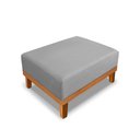 Ver imagem 1 de Puff Isa Sala de Estar Linho Cinza