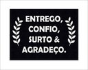 Ver imagem 1 de Tapete Capacho Entrego Confio Surto e Agradeço