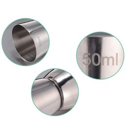 Dosador de Bebidas Duplo Inox 50ml / 25ml - 4
