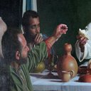 Ver imagem 4 de Quadro Decorativo Arte de Parede Ceia em Emaús para Quarto Sala Escritório - 167x220cm