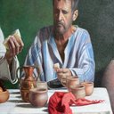 Ver imagem 6 de Quadro Decorativo Arte de Parede Ceia em Emaús para Quarto Sala Escritório - 167x220cm