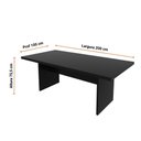 Ver imagem 3 de Mesa de Reunião Me4119 Tecnomobili Preto