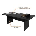 Ver imagem 5 de Mesa de Reunião Me4119 Tecnomobili Preto