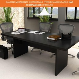 Mesa de Reunião Me4119 Tecnomobili Preto - 6
