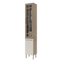 Ver imagem 2 de Paneleiro Simples Modulado com Vidro Fidelitá Paris 35cm 2 Portas