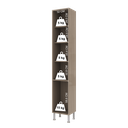 Ver imagem 5 de Paneleiro Simples Modulado com Vidro Fidelitá Paris 35cm 2 Portas