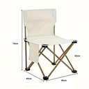 Ver imagem 7 de Cadeira Praia Camping Bolso Lateral 70cm Banqueta Pesca Banco Assento Dobravel Branca Bolsa Transpor