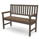 Ver imagem 6 de Conjunto Bancos de Jardim 2 Lugares e 1 Lugar Rústico com Encosto Envelhecido Móve