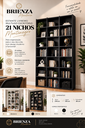 Ver imagem 6 de Estante Livreiro Multiuso Escritório 18 Prateleira Casa Moderna Movelaria Montenegro