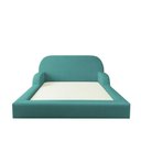 Ver imagem 6 de Cama Colchão Casal Montessoriana Infantil Proteção Lateral Azul