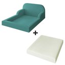 Ver imagem 5 de Cama Colchão Casal Montessoriana Infantil Proteção Lateral Azul