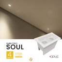Ver imagem 3 de Luminária Spot de Embutir Soul Picco 4w Led 2700k Luz Quente 30° Bivolt Branco