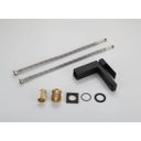 Ver imagem 4 de Torneira Monocomando para Pia Cuba Lavatório Banheiro Lavabo Bica Baixa Black Matte Preto Fosco Luxo