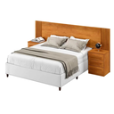 Ver imagem 2 de Cabeceira Extensiva Casal Queen Ripada Valência Benetil Móveis - Cinamomo