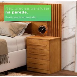 Cabeceira Extensiva Casal Queen Ripada Valência Benetil Móveis - Cinamomo - 4