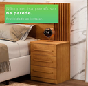 Ver imagem 4 de Cabeceira Extensiva Casal Queen Ripada Valência Benetil Móveis - Cinamomo