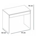 Ver imagem 3 de Conjunto Home Office 2 Peças Escrivaninha Facility e Gaveteiro Presence