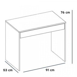 Conjunto Home Office 2 Peças Escrivaninha Facility e Gaveteiro Presence Branco - 3 Conjunto Home Office 2 Peças Escrivaninha Facility e Gaveteiro Presence Branco - 3