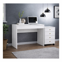 Ver imagem 1 de Conjunto Home Office 2 Peças Escrivaninha Facility e Gaveteiro Presence Branco