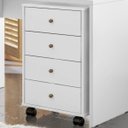 Ver mais imagens de Conjunto Home Office 2 Peças Escrivaninha Facility e Gaveteiro Presence Branco