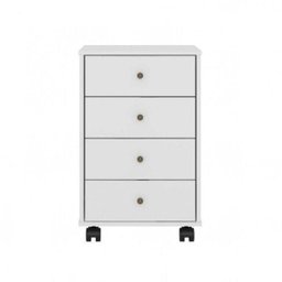 Conjunto Home Office 2 Peças Escrivaninha Facility e Gaveteiro Presence Branco - 9 Conjunto Home Office 2 Peças Escrivaninha Facility e Gaveteiro Presence Branco - 9