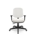 Ver imagem 1 de Cadeira Diretor Premium Plaxmetal Base Satandard Relax Facto Dunas Branca T01