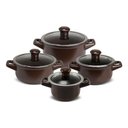 Ver imagem 1 de Jogo de Panelas em Cerâmica Duo com 4 Peças Ceraflame Chocolate