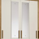 Ver imagem 7 de Guarda Roupa Casal 165cm com Espelho Khani Freijó/off Z17 - Mpozenato